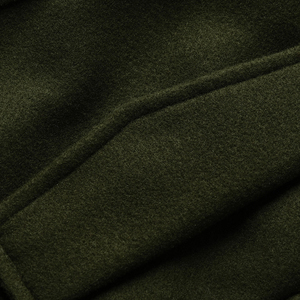 Manteau en laine pour homme sur mesure, long, imperméable, léger, respirant, avec col en vraie fourrure de renard, fermeture à boutons, tissu en laine - Product Image 3