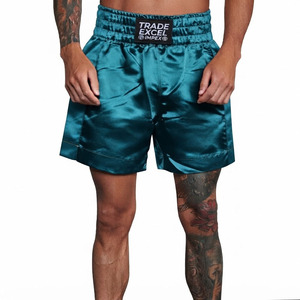 Shorts de Muay Thai personnalisables, Kickboxing MMA - Service OEM, séchage rapide, écologiques, légers, respirants, durables, 100% polyester - Product Image 3