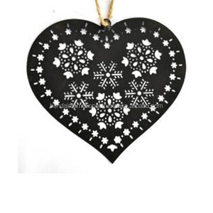 Artículo decorativo colgante de hierro con revestimiento de polvo negro terminado para decoración del hogar y otra decoración navideña - Product Image 6