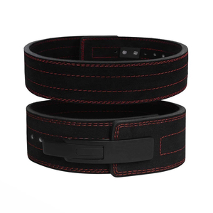 Top Selling Cowhide Leather Weight Lifting Belt 10cm Length with Adjustable Lever Comfortable <b>Back</b> <b>Support</b> for Fitness Safety - Product Image 3