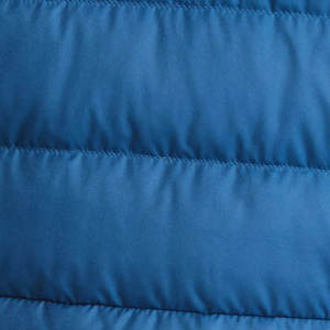 Chaqueta Acolchada Azul para Hombre, Cuello Alto, Cierre de Cremallera, Resistente al Viento, Estilo Casual, Relleno de Poliéster, Abrigo de Invierno - Product Image 6