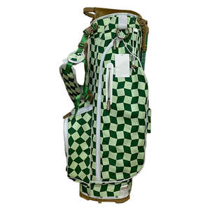 Sac de golf en cuir imperméable et nylon OEM avec support élégant pour hommes et femmes - Product Image 3