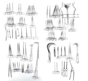 Ensemble d'instruments chirurgicaux pour laparotomie et chirurgie abdominale pour hôpital et clinique par Dentavex - Product Image 1