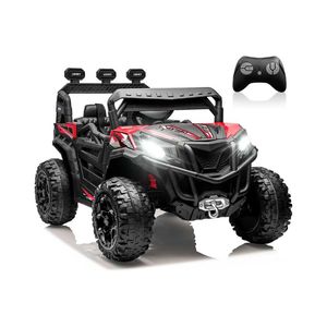 ANPABO Voiture électrique 24V 4x4 avec télécommande, 4 roues motrices/2 roues motrices commutables, 4 amortisseurs, jouet pour enfants - Product Image 1