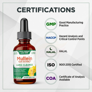 Extracto de Hoja de Gordolobo en Gotas Líquidas de Marca Privada, Extracto Herbal, Fabricante OEM al por Mayor - Product Image 4
