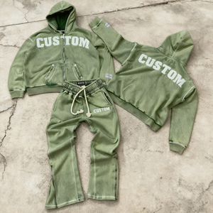 เสื้อฮู้ดดี้สีดำแบบมีซิปทรงโอเวอร์ไซส์สำหรับผู้ชาย Glory Custom ผลิตจากผ้าฝ้ายเฟรนช์เทอร์รี่ เหมาะสำหรับใส่ลำลองและสตรีทแวร์ สำหรับทุกเพศ OEM - Product Image 2