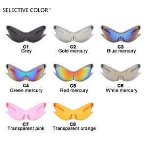 Lunettes de soleil sportives surdimensionnées, nouvelle collection, pour le cyclisme en extérieur, protection solaire. - Product Image 4