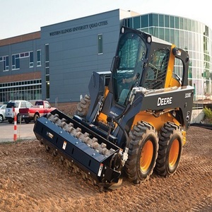 John Deeree Heavy Duty Skid Steer Loader Mulcher Diesel Engine PLC Motor <b>Hydraulic</b> Pump High Efficiency Forestry Brush <b>Cutter</b> - Product Image 4