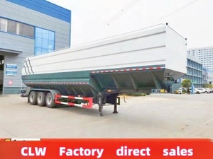 Customize Popular <strong>Bulk</strong> <strong>Feed</strong> Transport Semi-Trailer <strong>Chicken</strong> Pig <strong>Feed</strong> Transport Vehicle Semi-Trailer with Aluminum Alloy tank Body - Product Image 2