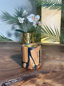 Quemador de incienso de sándalo de resina epoxi hecho a mano, soporte de madera para bukhoor, difusor artístico religioso de aromaterapia - Product Image 6