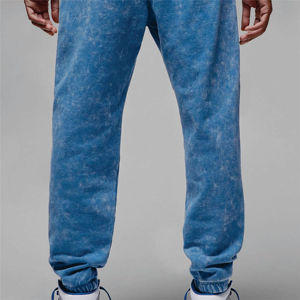 Pantalones de chándal apilados ajustados Pantalones apilados de algodón y poliéster Pantalones de chándal atléticos ajustados para correr para hombre - Product Image 2