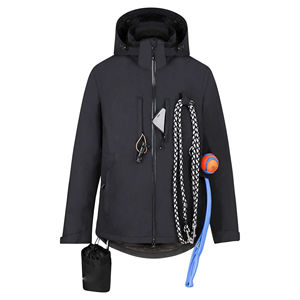 Veste Softshell Unisexe Personnalisée, Confortable, Chaude et Matelassée, Automne-Hiver, Imperméable, Col Montant, Fermeture Éclair, Pour Utilisation en Extérieur - Product Image 1