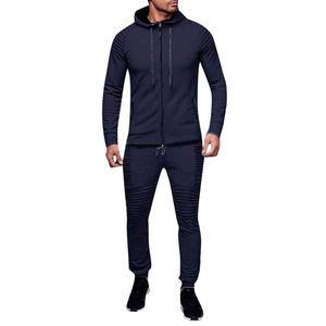 Trajes Deportivos para Hombre/Conjunto Deportivo Masculino a la Moda, Corte Ajustado, Combinación de Colores, para Entrenamiento - Product Image 1