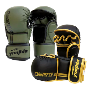 Guantes de Boxeo Profesionales Retro de Cuero de Alta Calidad, 10oz 12oz, Agarres para Sacos de Arena, para Entrenamiento de Muay Thai para Hombres y Mujeres - Product Image 2