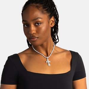 Luxury Moissanite Cross Pendant Necklace 925 <b>Silver</b> Rhodium Plated <b>Box</b> <b>Chain</b> Unisex Everyday Wear Christian Jewelry - Product Image 3
