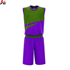 Tenues de basketball en tissu mesh à séchage rapide, vêtements d'équipe professionnels, logo personnalisé, numéro, lettre, ensemble de maillots de sport - Product Image 3