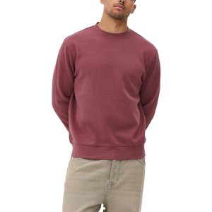 Sweat-shirt pour homme tendance, respirant, prix de gros abordable, coupe classique, couleur unie, tricoté 100% coton, pull décontracté d'automne - Product Image 5