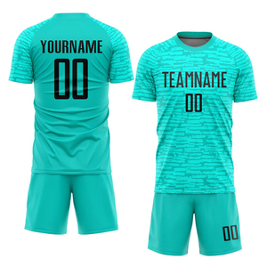 Custom Club Unisex Football sport wear Set <b>Soccer</b> Uniform Digital Print 100% Polyester Lightweight Breathable Short Sleeve - Product Image 1