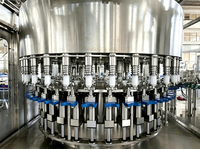 Machine de rinçage, de remplissage et de bouchage automatique pour bouteilles PET d'eau minérale pure 3 en 1, ligne de production complète d'eau en bouteille