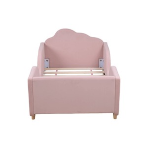 Lit d'enfant double réglable Mikahome SF-1016, écologique, rembourré, design moderne, durable, confortable, avec cadre en bois, idéal pour l'école - Product Image 5