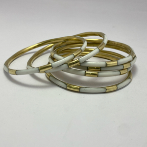 Resin Jewelry with Special Designs Latest Stylish Pieces for Women and Girls Colorful Resin brass Bangles and <b>Charm</b> <b>Bracelets</b> - Product Image 1