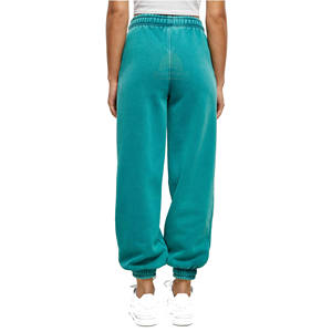 Acid Wash Straight Casual Jogger Sweatpants 100% Cotton Comfortable Fit Quick-Drying Breathable Women Pants Washed - Product Image 2