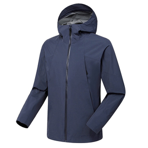 Veste coupe-vent softshell unisexe personnalisée OEM, haute qualité, réversible, à capuche, coupe-vent standard, tissu tricoté, écologique - Product Image 5