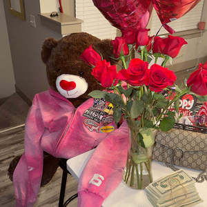 Sweat à capuche unisexe 100 % coton molletonné léger coupe ample avec broderies et strass, impression numérique, écologique - Product Image 4