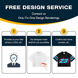 Camiseta de Fútbol Americano Retro Personalizada con Estampado Completo, Estilo Urbano, de Alta Calidad, Sublimada, de Malla, Corte Cuadrado, Estilo Rugby - Product Image 4