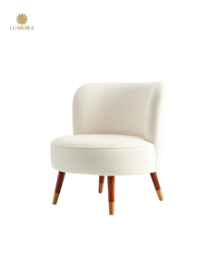 Sofá Individual Orion de Madera Moderna - Diseño Tapizado para Apartamento, Hotel, Villa y Uso en Entrada, Cómodo - Product Image 1