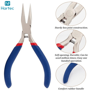 Manufacturer Price Trendy <b>Crafting</b> <b>Wire</b> Wrapping Pliers Durable Carbon Steel Split Ring Opener Jewelry Making Hand Tool Kit - Product Image 5