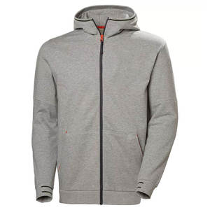 Sudadera con capucha de felpa francesa personalizada de alta calidad, extragrande, de 500 g/m², con cremallera completa, sudadera con capucha corta de felpa. - Product Image 2