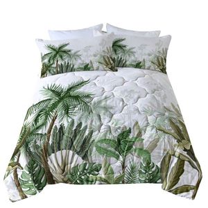 3-Piece Coconut & Banana Tree Comforter <b>Set</b> Twin Size Duvet Cover <b>Bedding</b> <b>Set</b> with Down Alternative for Home Bedroom - Product Image 5