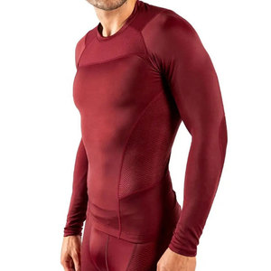 Meilleures ventes : Rashguards pour hommes en Spandex/Polyester, sublimation, manches longues, compression, UPF50+, séchage rapide - Product Image 4