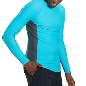 Camiseta de compresión ligera de alta calidad para hombre, manga larga, para gimnasio, con diseño liso, para adultos y jóvenes. - Product Image 2