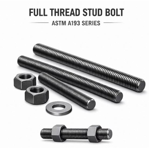 สลักเกลียวเกลียวเต็มคุณภาพสูงขัดเงาสำหรับงานที่ต้องการความแม่นยำสูง สลักเกลียวเกลียวเต็มแบบยาวพิเศษสำหรับงานโครงสร้าง - Product Image 3