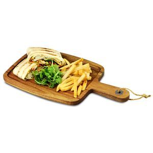 Planche à découper en bois naturel, planche à découper artisanale pour la cuisine, planche de préparation des aliments rustique - Product Image 4