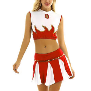 Vêtements de cheerleading prêts pour les tournois, tissu extensible de qualité supérieure, style athlétique moderne pour les événements de championnat - Product Image 4