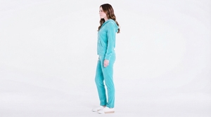 Ensemble assorti veste à capuche confortable et pantalon à taille élastique pour femme - Product Image 4
