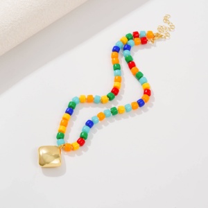 Collares de Cuentas de Resina Hechos a Mano Personalizados de Craft Valley al por Mayor con Diseño de Ángel Grabado para Bodas, Logotipo Personalizado y MOQ de 25 - Product Image 1