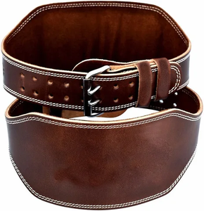 Cinturón de Levantamiento de Pesas Ajustable, Cinturón de Soporte Lumbar de Cuero Resistente para Gimnasio, Cinturón de Entrenamiento de Powerlifting para Hombres y Mujeres, Venta al por Mayor OEM - Product Image 6