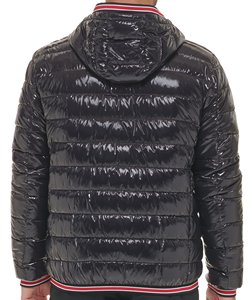 Black color Zipper Closure Waterproof & Windproof Camouflage <b>Pattern</b> Puffer <b>jacket</b> for men latest design new look <b>jackets</b> - Product Image 2
