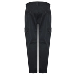 Pantalon cargo rétro streetwear, coupe ample, coton, multi-poches, lavage vintage, pantalon cargo tendance urbaine, pantalon cargo unisexe - Product Image 3