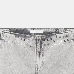 Shorts de Mezclilla Vintage de Alta Calidad para Mujer, Diseño Moderno y Elegante para Compradores al por Mayor, Ajuste a la Moda para el Verano - Product Image 2