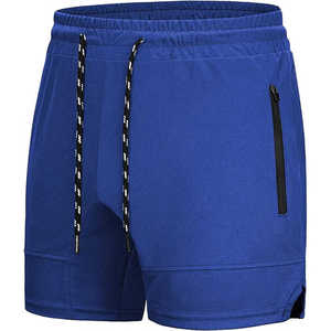 Shorts de course pour hommes, entrejambe 5 pouces, séchage rapide, respirant, léger, athlétique, avec poches, pour la gym - Product Image 3