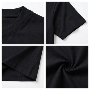 T-shirt surdimensionné épais à épaules tombantes en coton, style streetwear décontracté pour le quotidien - Product Image 6