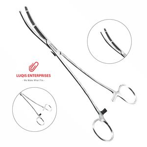 Pinzas Heaney para Histerectomía, Pinzas Quirúrgicas para Tejido de Histerectomía, Instrumento Quirúrgico Médico de Acero Inoxidable - Product Image 1