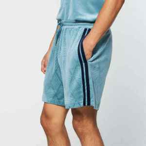 Nouveau design, couleurs et logo personnalisés, shorts en velours pour homme, décontractés, respirants et à séchage rapide. - Product Image 3