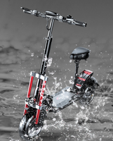 SEALUP Q23 Yetişkin Katlanabilir Elektrikli Scooter 12 İnç Vakumlu Lastik 48V Yüksek Güçlü Çift Şok Emici Arazi Tipi E-Scooter