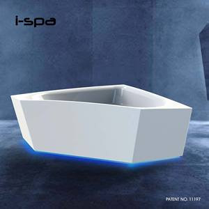 Bañera de Esquina Superbath Diamond - Diseño Moderno Independiente para Hoteles y Villas - Product Image 4